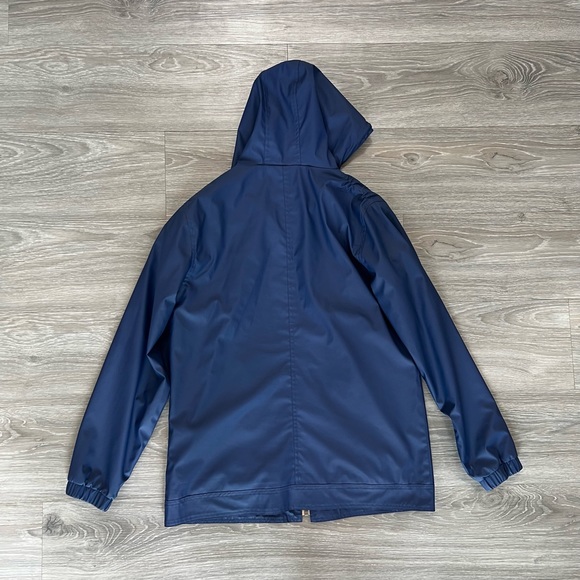 Vintage / S / 100% Waterproof / Shell Jacket / Navy - Picture 2 of 6